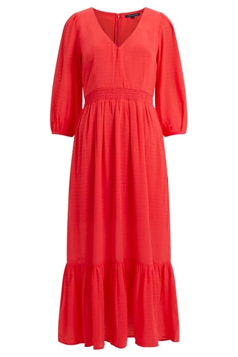 CORA TIERED MIDI DRESS BITTERSWEET by French Connection