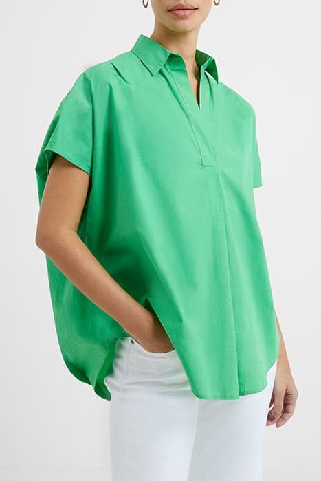 RHODES CONSCIOUS POP SHIRT POISE GREEN by French Connection