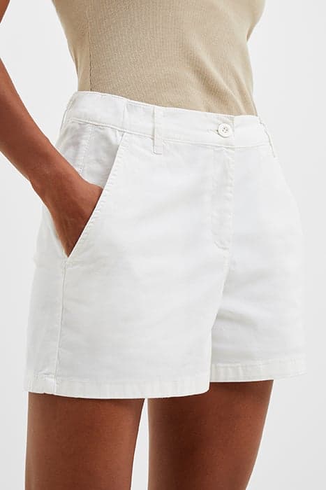 VAUGHN COTTON CITY SHORT WHITE by French Connection