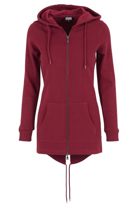 LADIES SWEAT PARKA BURGUNDY by Urban Classics