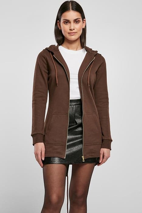 LADIES SWEAT PARKA BROWN by Urban Classics