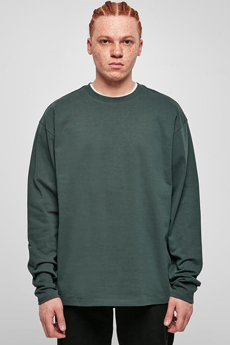 ULTRA HEAVY OVERSIZED LONGSLEEVE BOTTLEGREEN by Urban Classics