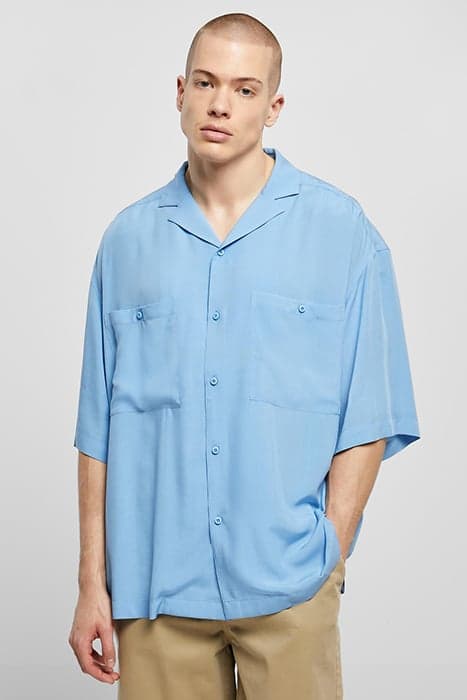 OVERSIZED RESORT SHIRT HORIZONBLUE by Urban Classics