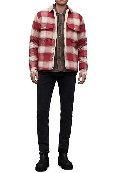 HAWKINS JACKET PYROPE RED by AllSaints