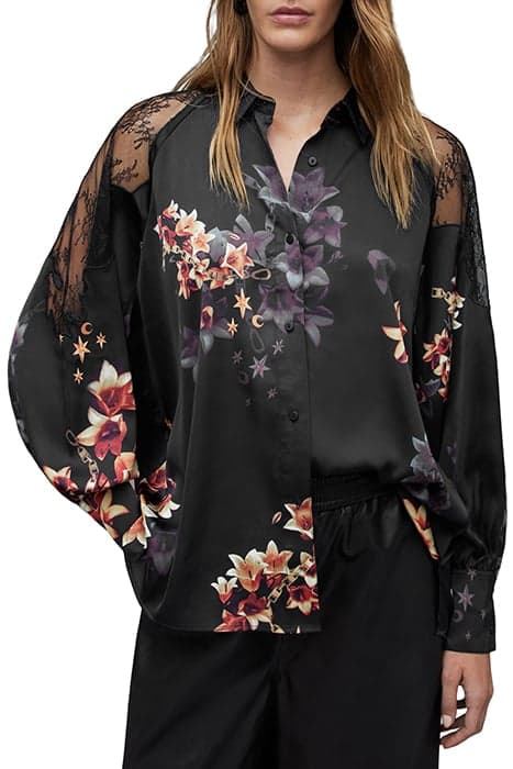 OANA STARGAZER SHIRT BLACK by AllSaints