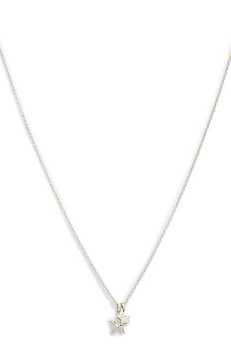 ASTAR CHARM NECKLACE WARM SILVER by AllSaints