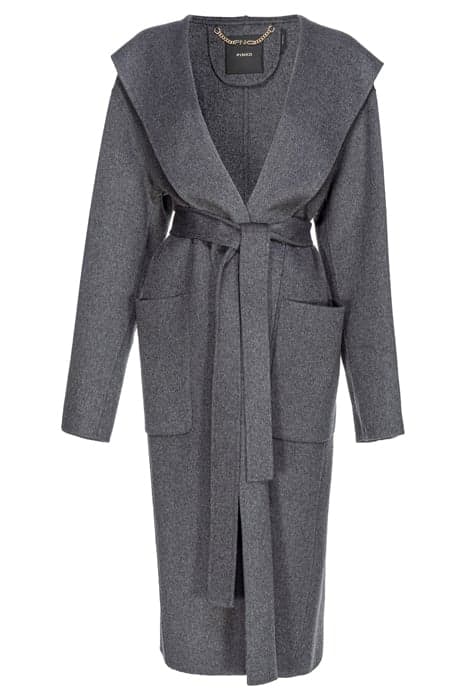 CANCELLIERE CAPPOTTO PANNO DOU SHADOW GREY by PINKO