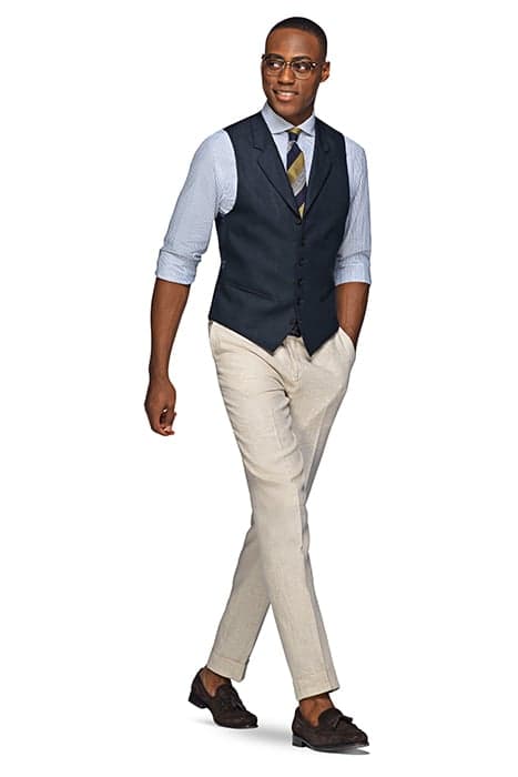 VEST-NAVY NAVY by Suitsupply