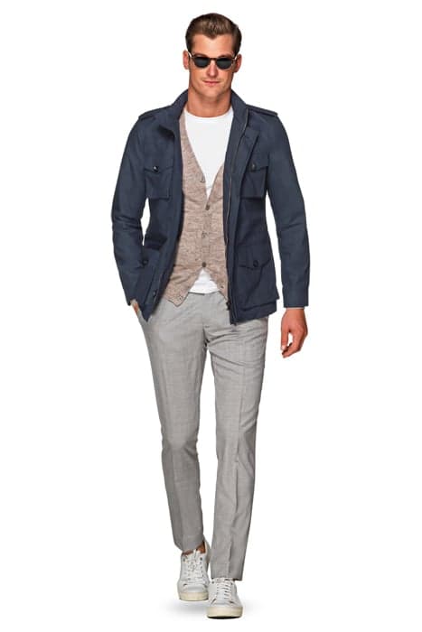 NAVY FIELD JACKET NAVY by Suitsupply