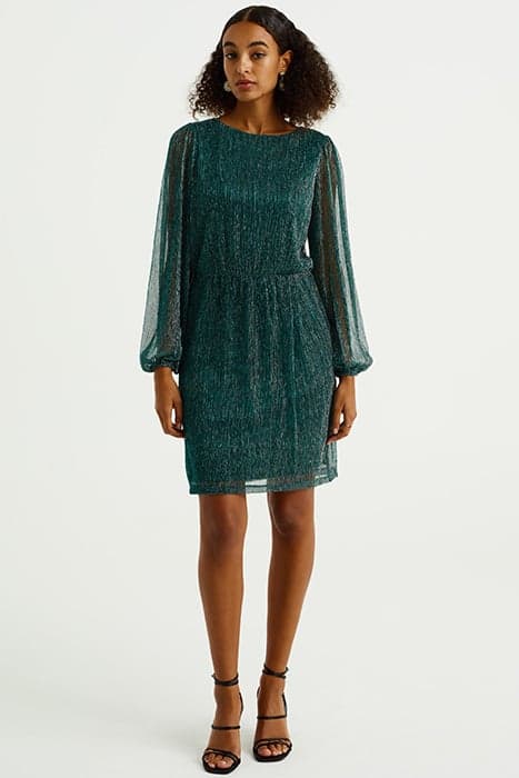 DRESS MID LENGTH GREEN by WE Fashion