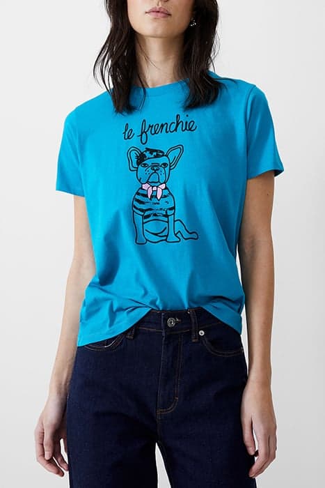 FRENCHIE TEE PEACOCK/SHEERLILAC by French Connection