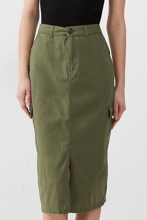 CARGO MIDI SKIRT KHAKI by French Connection