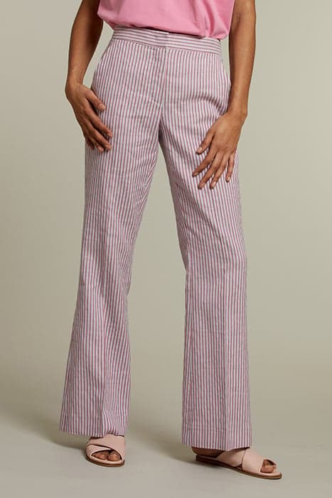 MULTICOLOR STRIPED FLARED PANTS by River Woods