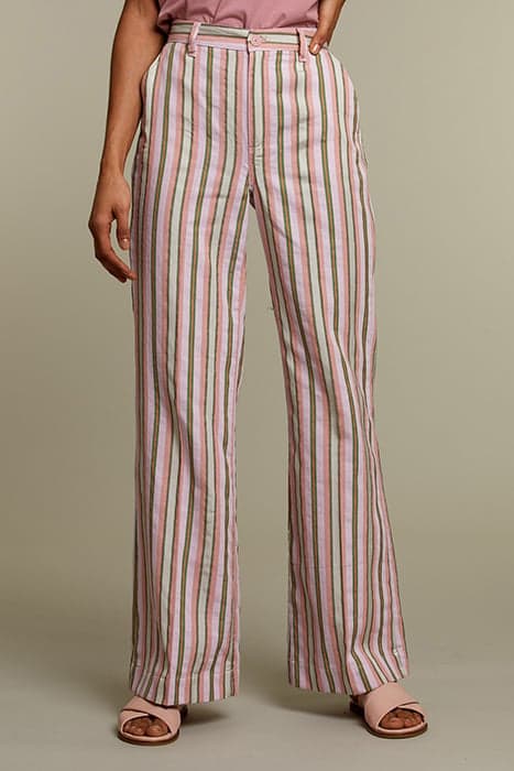 STRIPED STRAIGHT PANTS by River Woods