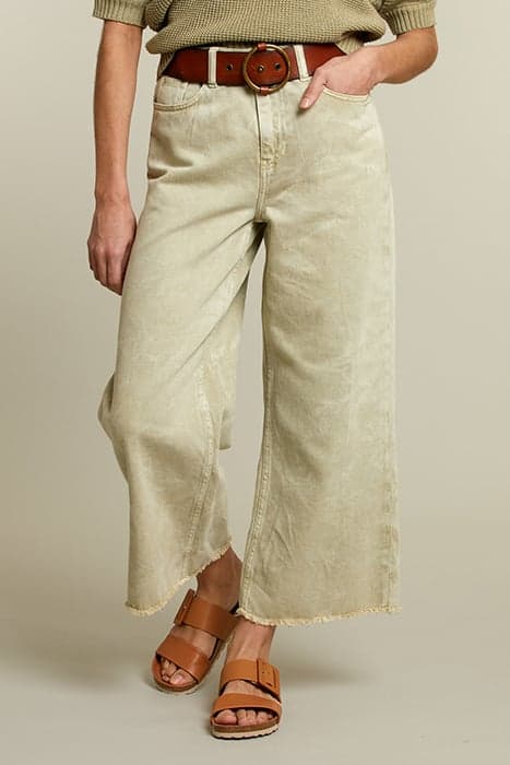 KHAKI BOXY JEANS by River Woods