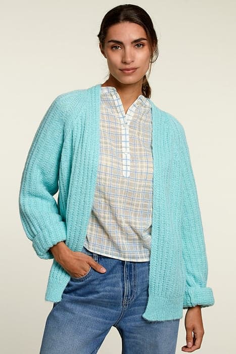 GREEN COMFORT CARDIGAN GREEN by River Woods