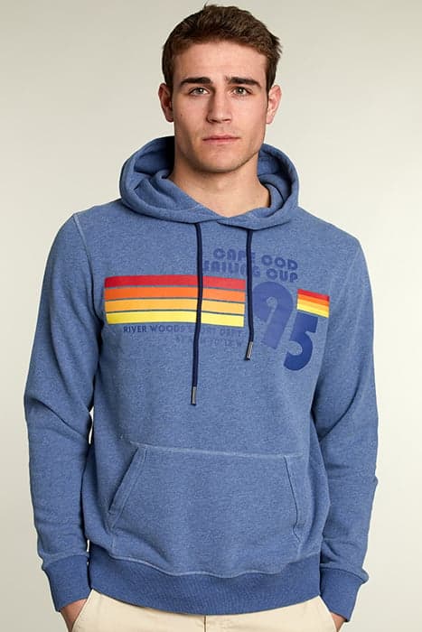 HOODIE DENIMX MIX BLUE by River Woods