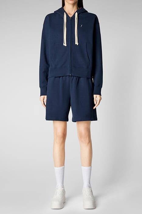 ARYUNA  HOODY ZIP  NAVY BLUE by Save The Duck