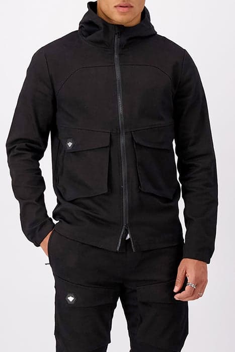 HEX CARGO JACKET BLACK by Black Bananas