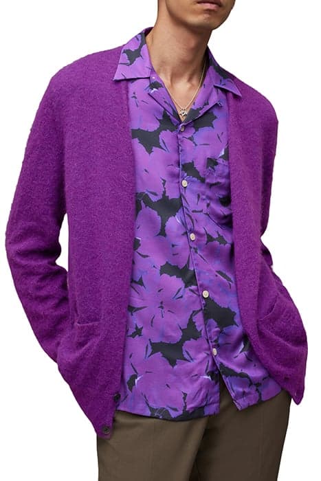 KENNEDY CARDIGAN ELECTRIC PURPLE by AllSaints