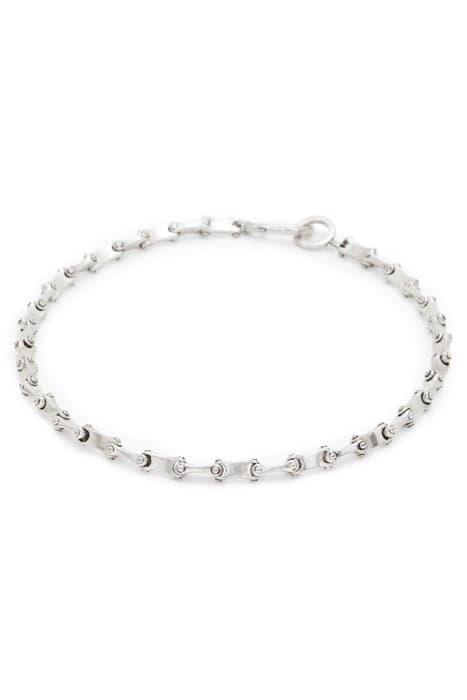 BIKER CHAIN NECKLACE WARM SILVER by AllSaints