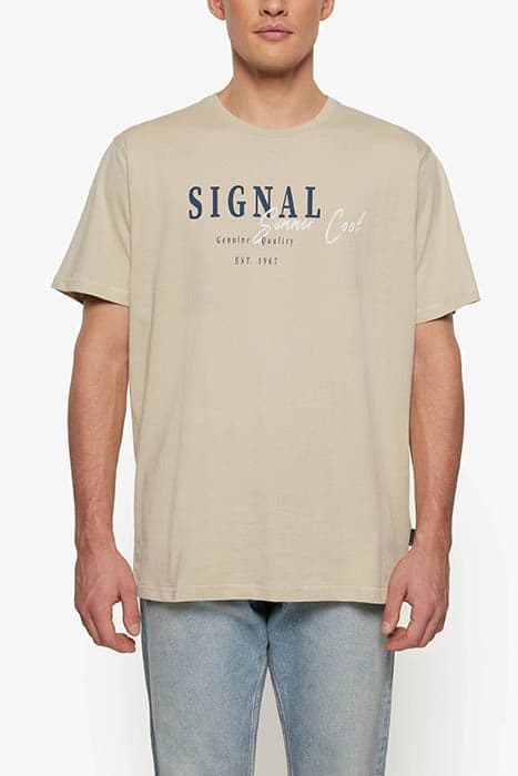 BENTSI TEE SP24 GRAY SAND by Signal