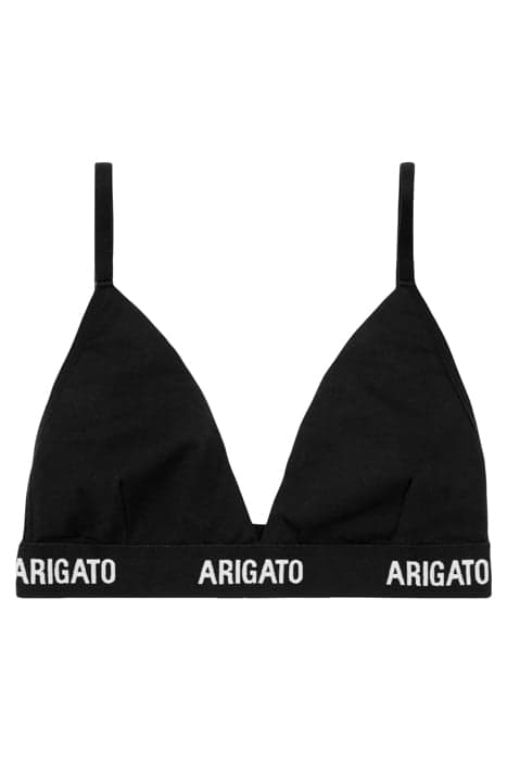 SIGNATURE TRIANGLE BRALETTE BLACK by Axel Arigato