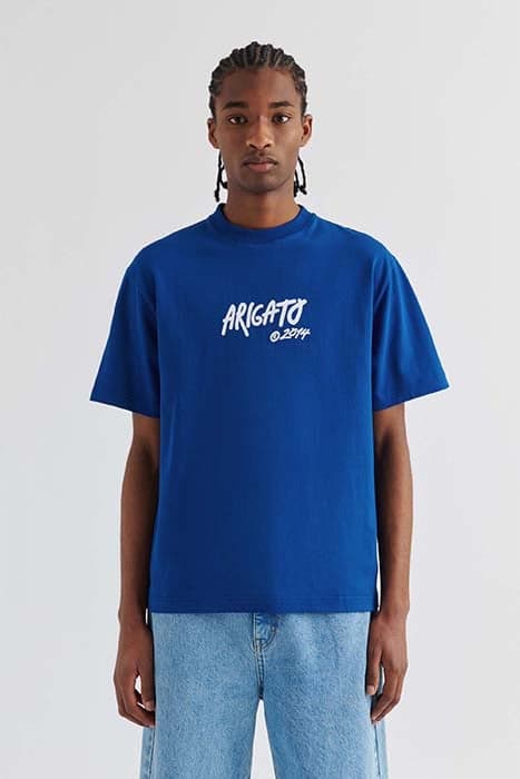 ARIGATO TAG T-SHIRT SODALITE BLUE by Axel Arigato