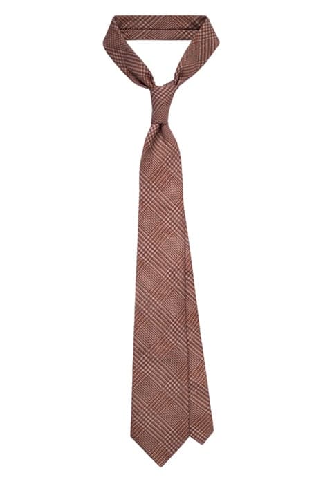 ORANGE CHECK TIE ORANGE by Suitsupply