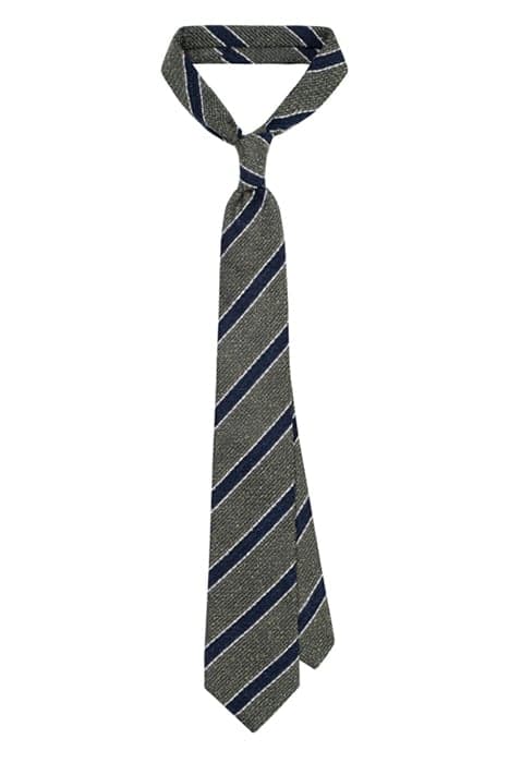 GREEN STRIPES TIE GREEN by Suitsupply