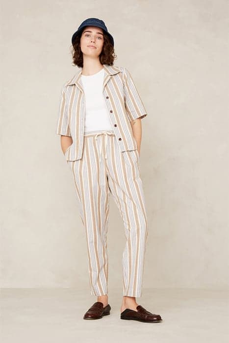 LOURDES ECRU HEMP STRIPE by Kings Of Indigo