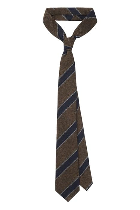 BROWN STRIPES TIE BROWN by Suitsupply