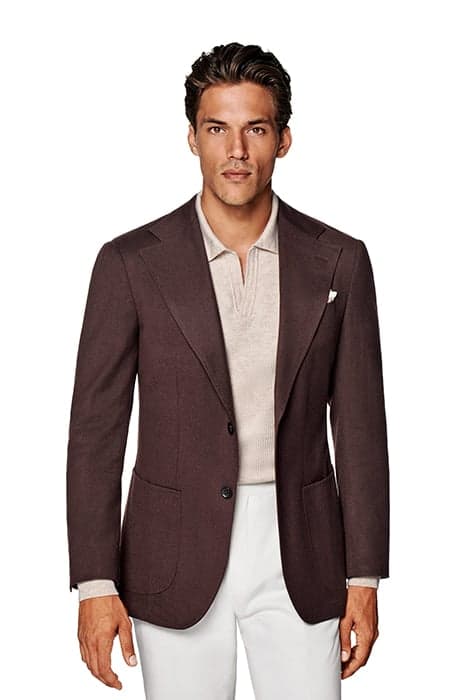 JACKET-BURGUNDY BURGUNDY by Suitsupply