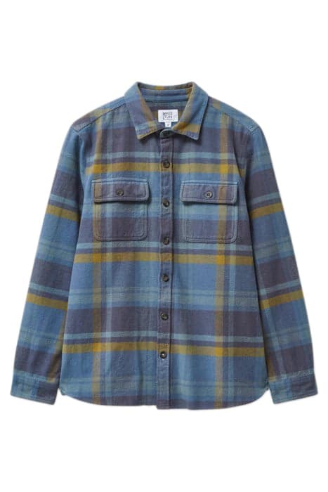 DARWEN CHECK OVERSHIRT KHAKI GREEN by White Stuff