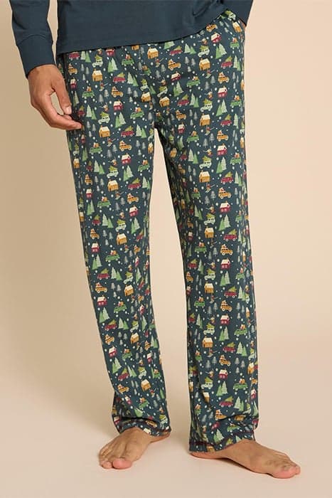 NOVELTY PJ TROUSER BLUE PRINT by White Stuff