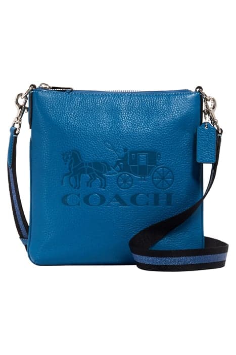 JES SLIM CROSSBODY WITH HORSE AND CARRIAGE BLUE JAY by Coach