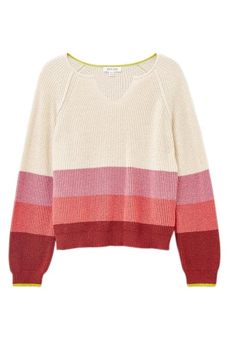 JENNIE RIB JUMPER PINK MULTI by White Stuff