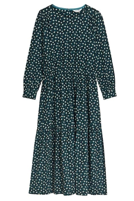 OLIVE JERSEY DRESS BLACK PRINT by White Stuff