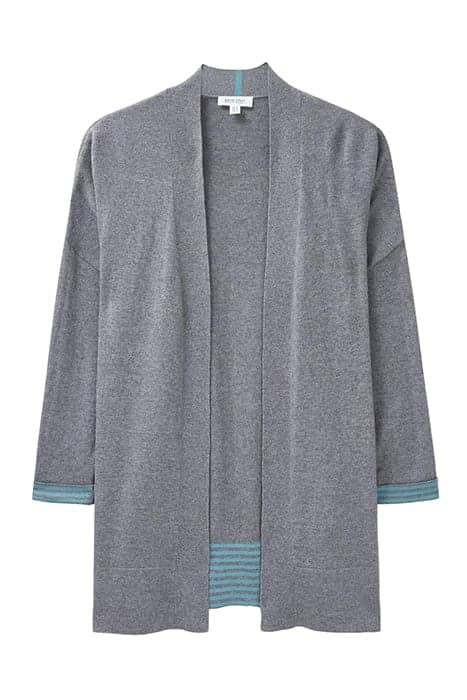 LAURA LONGLINE CARDI GREY MARL by White Stuff