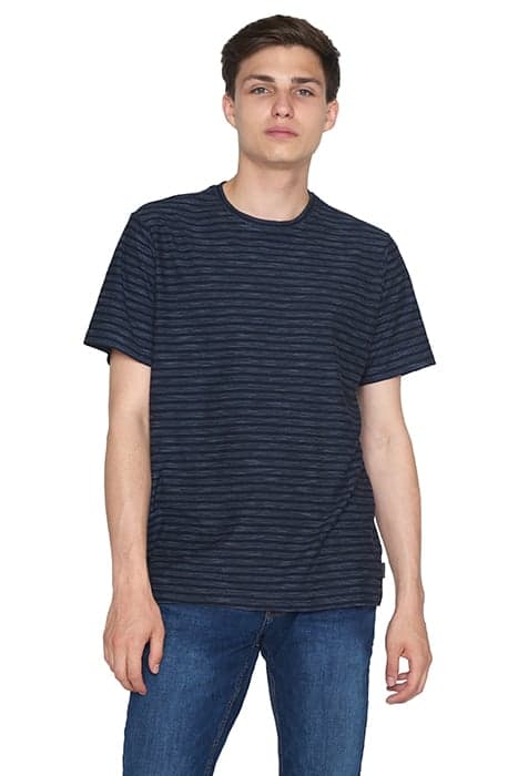 EMILSI REVERSED STRIPE TEE DEEP MARINE by Signal