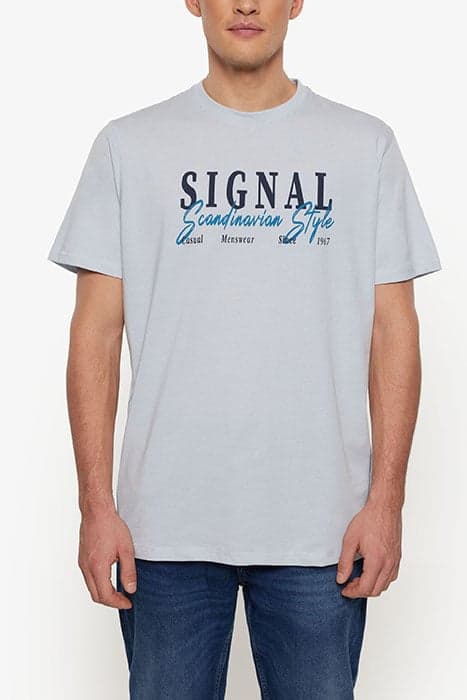 ERICSI GAVIN TEE + LIGHT BLUE SKY MELANGE by Signal