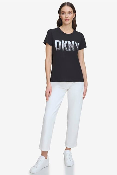 S/S SOHO LOGO T SHRT BLACK by DKNY