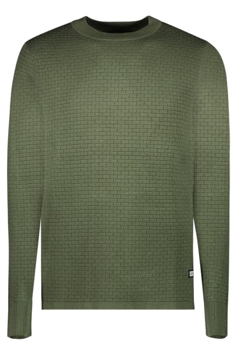 BRICKEM SW KNIT OLIVE by Cars Jeans