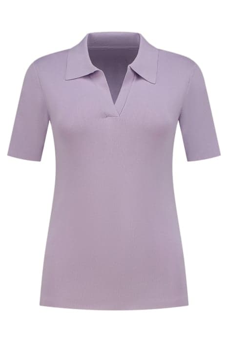 JOLIE POLO TOP LILAC by NIKKIE