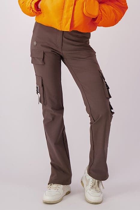 CLIP CARGO PANTS BROWN by Black Bananas