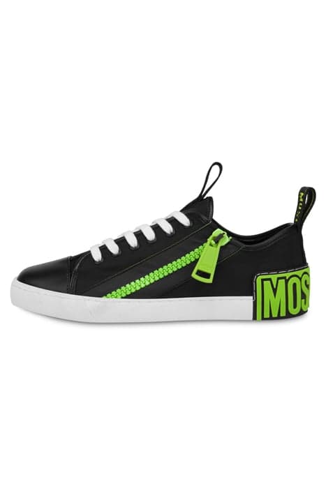 RECYCLE SNEAKERS BLACK by Moschino