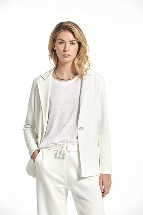 PLAIN PLUSH YODIA JACKET WHITE by OKY