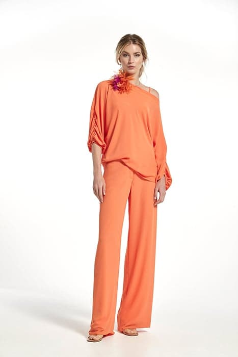 CHIFFON WIFI TROUSERS ORANGE by OKY