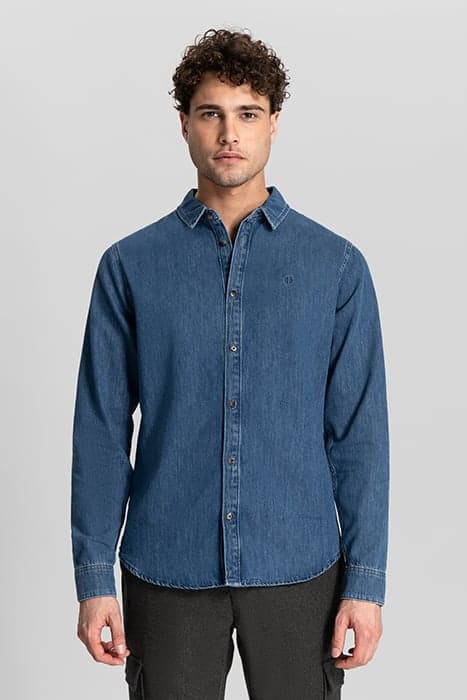 DS_TORKEL SHIRT INDIGO by Dstrezzed