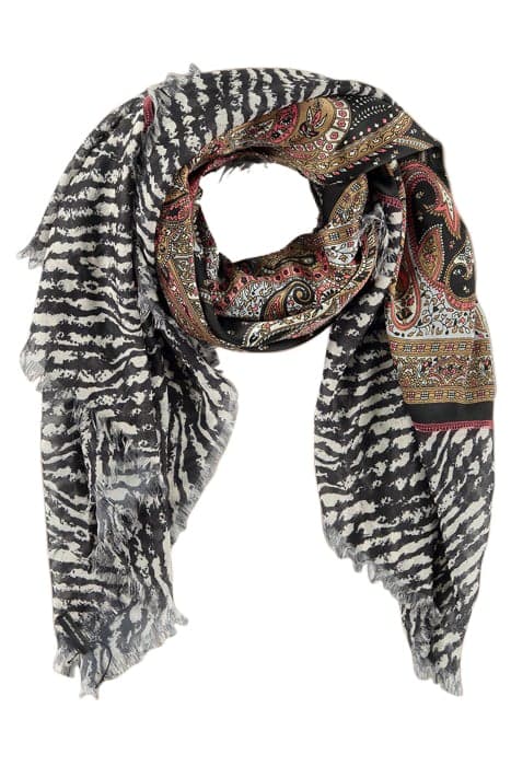 SCARF BLURRED LINES MULTICOLOUR by Summum Woman